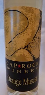 Orange Muscat - Cap*Rock Winery