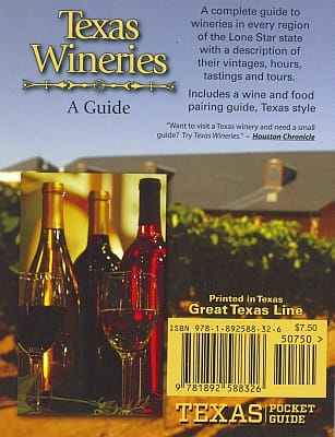Texas Wineries - back