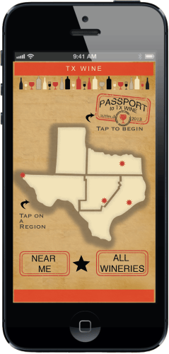 TX Wine Passport - app