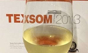 TEXSOM 2013 - wine glass