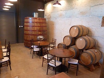 Stone House - barrels