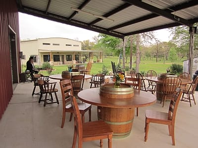 Whistling Duck Winery - patio