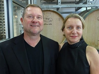 Robert Fritz and Barbara Haderlein - Solaro Estate Winery - Houston