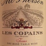 Review of McPherson Cellars Les Copains Rosé 2013