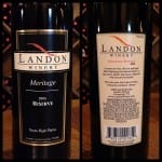Review of Landon Winery’s Reserve Meritage 2006