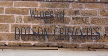 Wines of Doston-Cervantes - sign