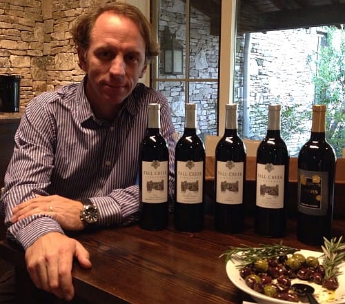 Sergio Cuadra with wines