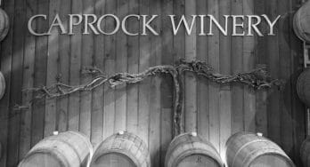 CapRock Winery sign