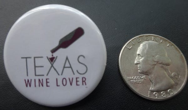 Texas Wine Lover button