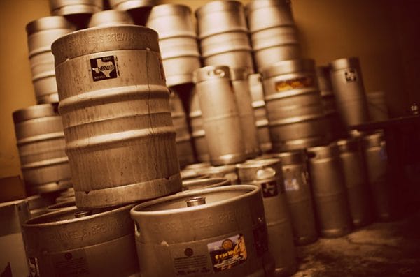New Braunfels Brewing Company kegs