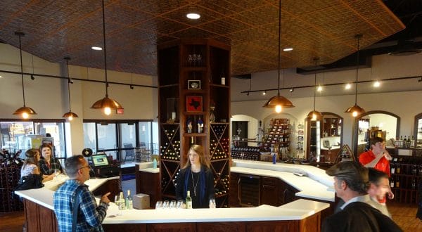 Llano Estacado Winery's new tasting room - inside