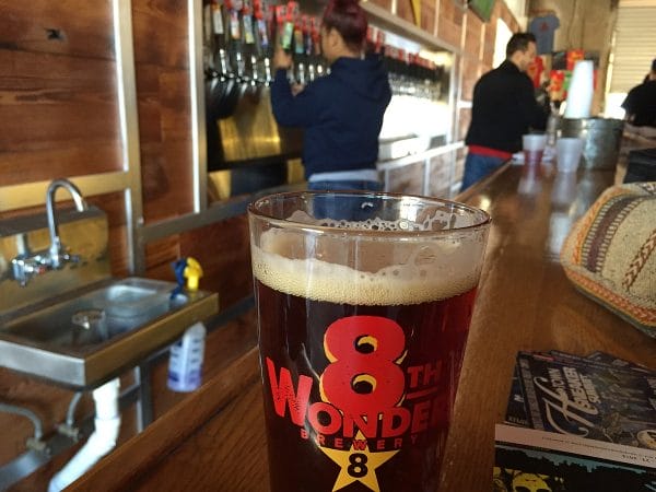 8th Wonder Brewery - beer glass