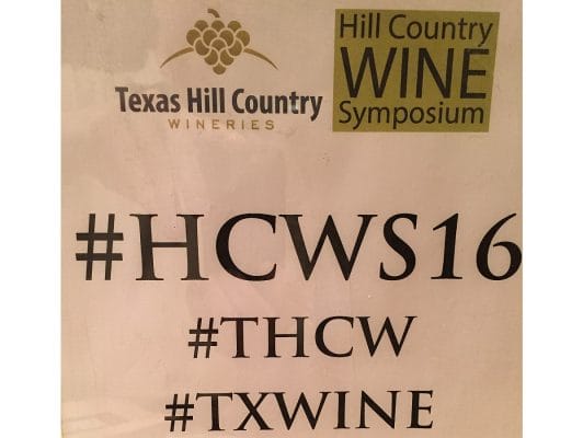 Hill Country Wine Symposium sign