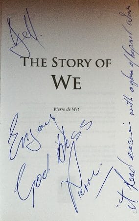 The Story of We autographed