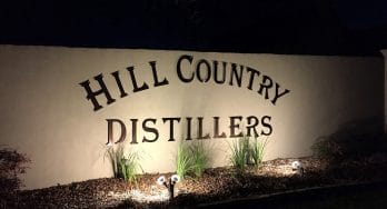 Hill Country Distillers sign