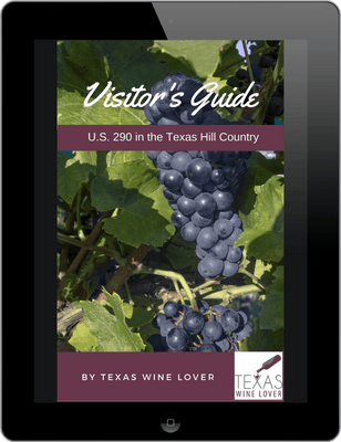 U.S. 290 in the Texas Hill Country book cover on mobile device