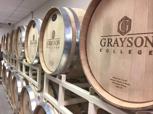 Grayson College barrels