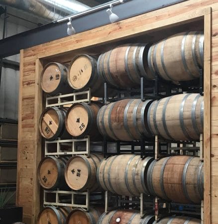 Barrels at The Austin Winery