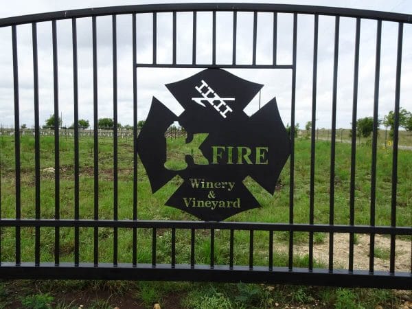Kfire Winery and Vineyard gate