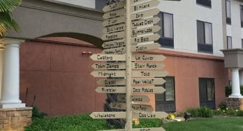 Paso Robles sign post