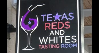 Texas Reds and Whites Sign - featured