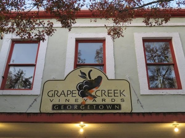 Grape Creek Georgetown building