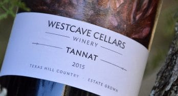 Westcave Cellars 2015 label