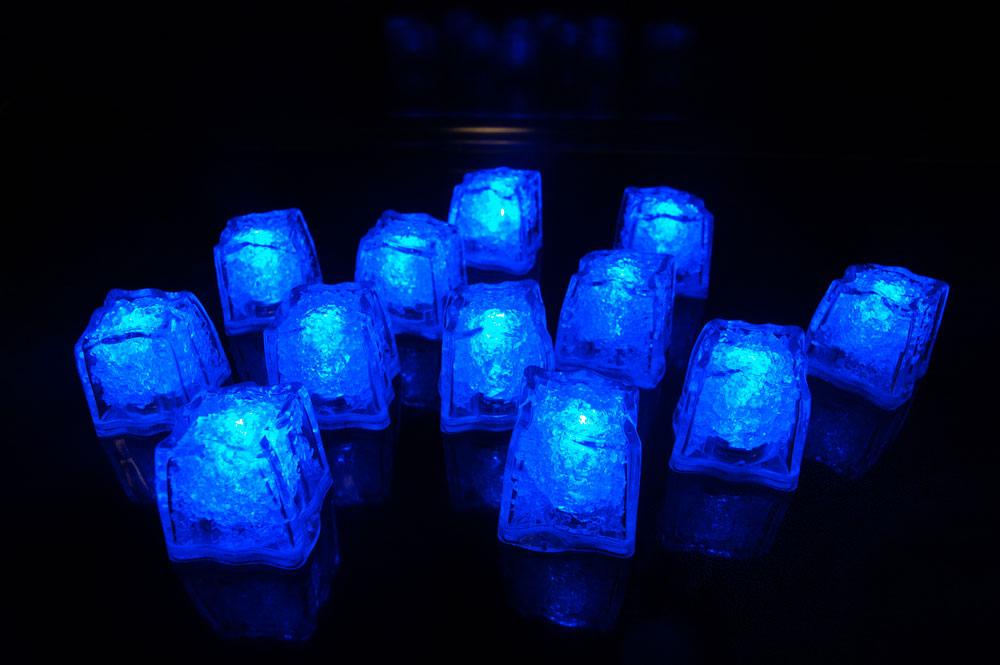 REVO Blue Light Up Ice Cube - Best cube in the market! - 12 pack Texas Wine Lover®