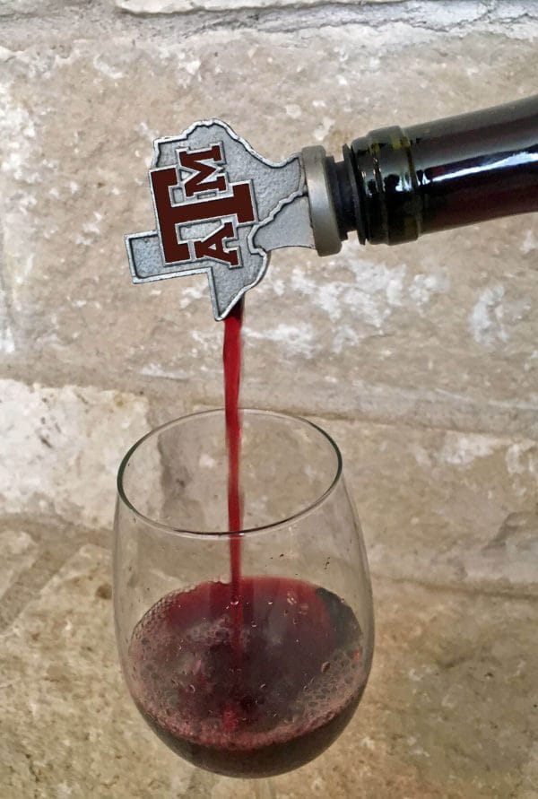 A&M pouring maroon