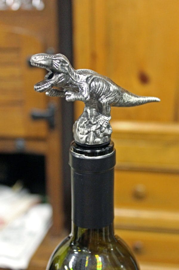 Dinosaur on bottle