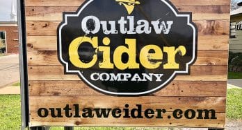 Outlaw Cider Company sign