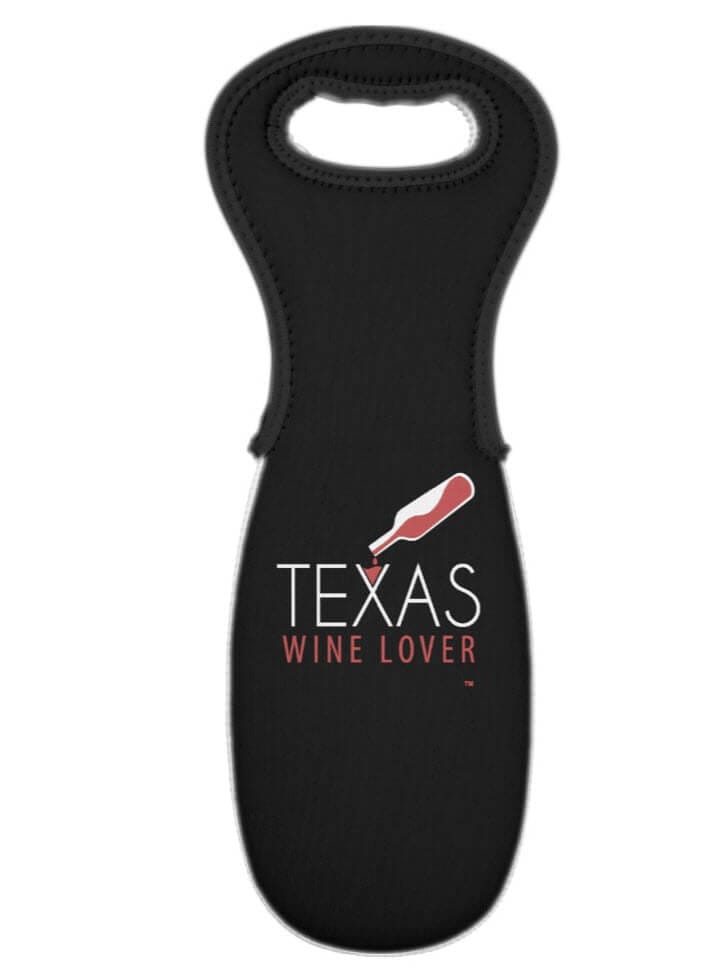Texas Wine Lover Wine Tote front flat