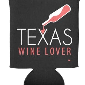 Texas Wine Lover can cooler front