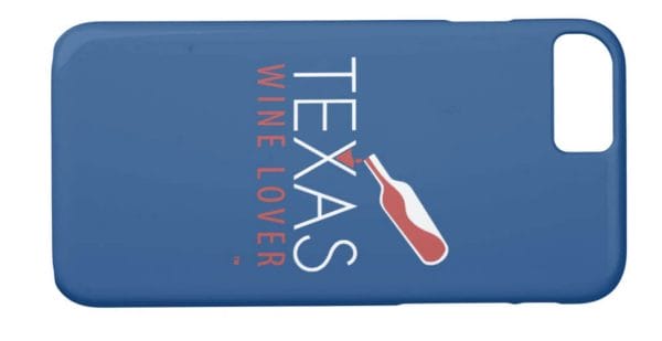 Texas Wine Lover iPhone 8/7 Case back horizontal