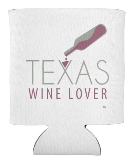 Texas Wine Lover koozie front
