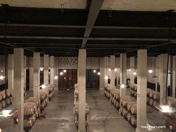 The barrel cellar at De Cote