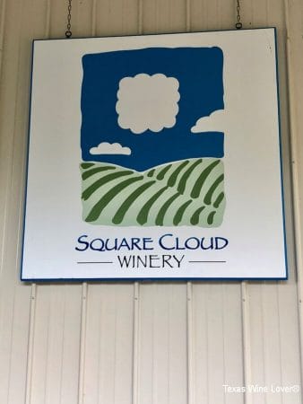 Square Cloud Winery sign
