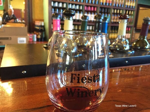 Fiesta Winery glass