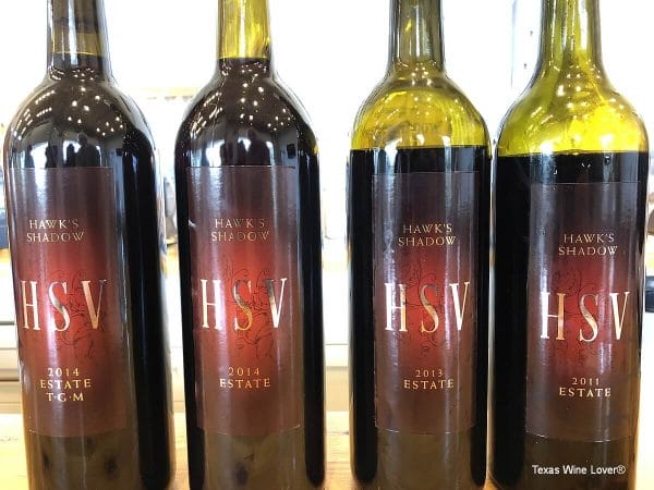 Hawk's Shadow Winery Estate wines
