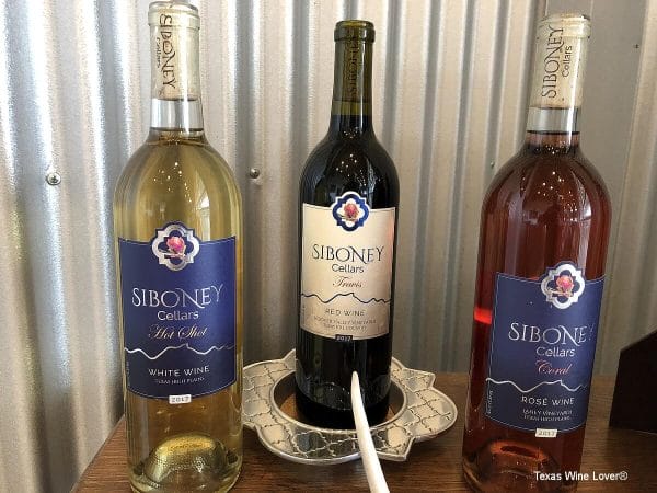 Siboney Cellars wines