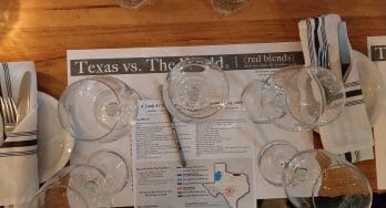 Texas vs The World November 2018 placemat
