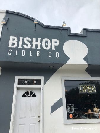 Bishop Cider Co outside