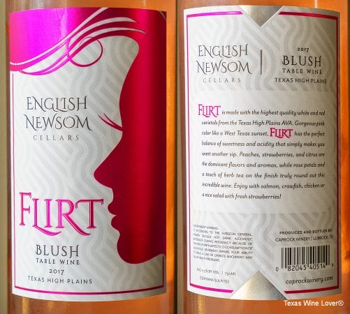 English Newsom Flirt label