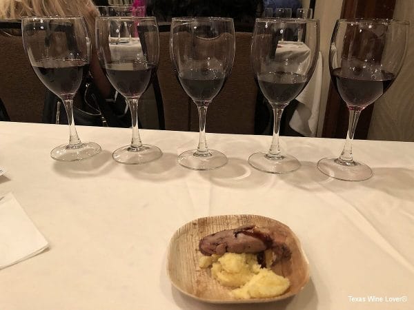 Italian red wines with smoked duck BBQ