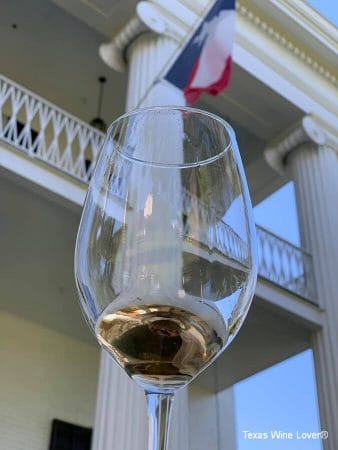 Brennan Vineyards wine tasting at the Texas Governor’s Mansion