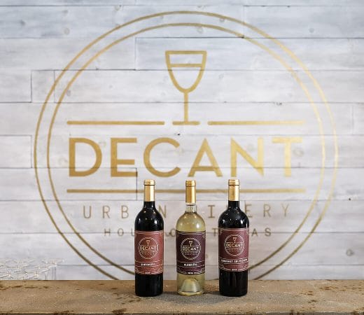 Decant Urban Winery wines