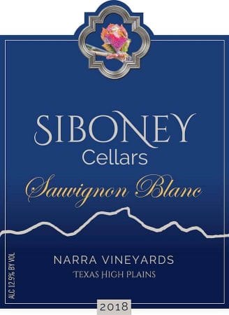 Siboney Cellars Sauvignon Blanc label