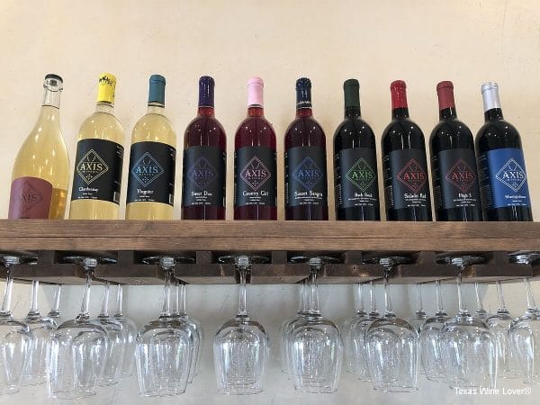 Axis Winery wines
