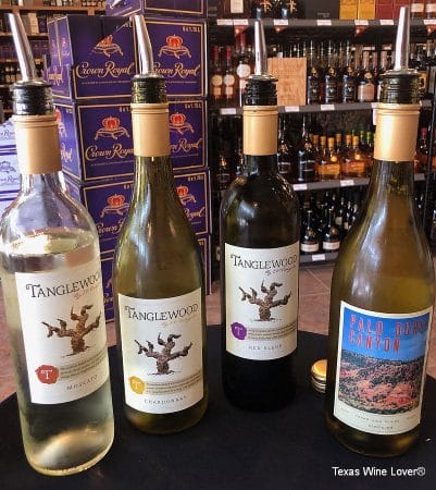 Texas wines from the Escondido Valley area were tasted at Twin Liquors' Kingwood location