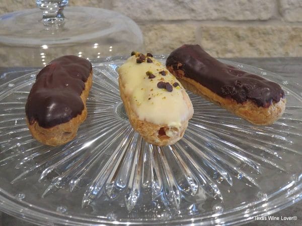 Eclairs at French Connection Wines